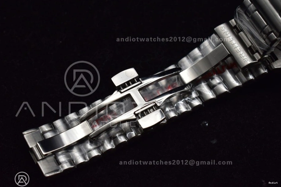 BLS Best Automatic Chronomat Factory Breitling 1:1 On Dial GMT Blue SS A2836 Edition Bracelet 40mm 0202